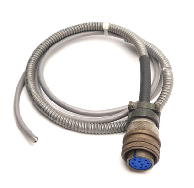 Used Dynapar CA-14D635 Encoder Cable, 10-Pin Male Circular to Flying Leads, 5Ft