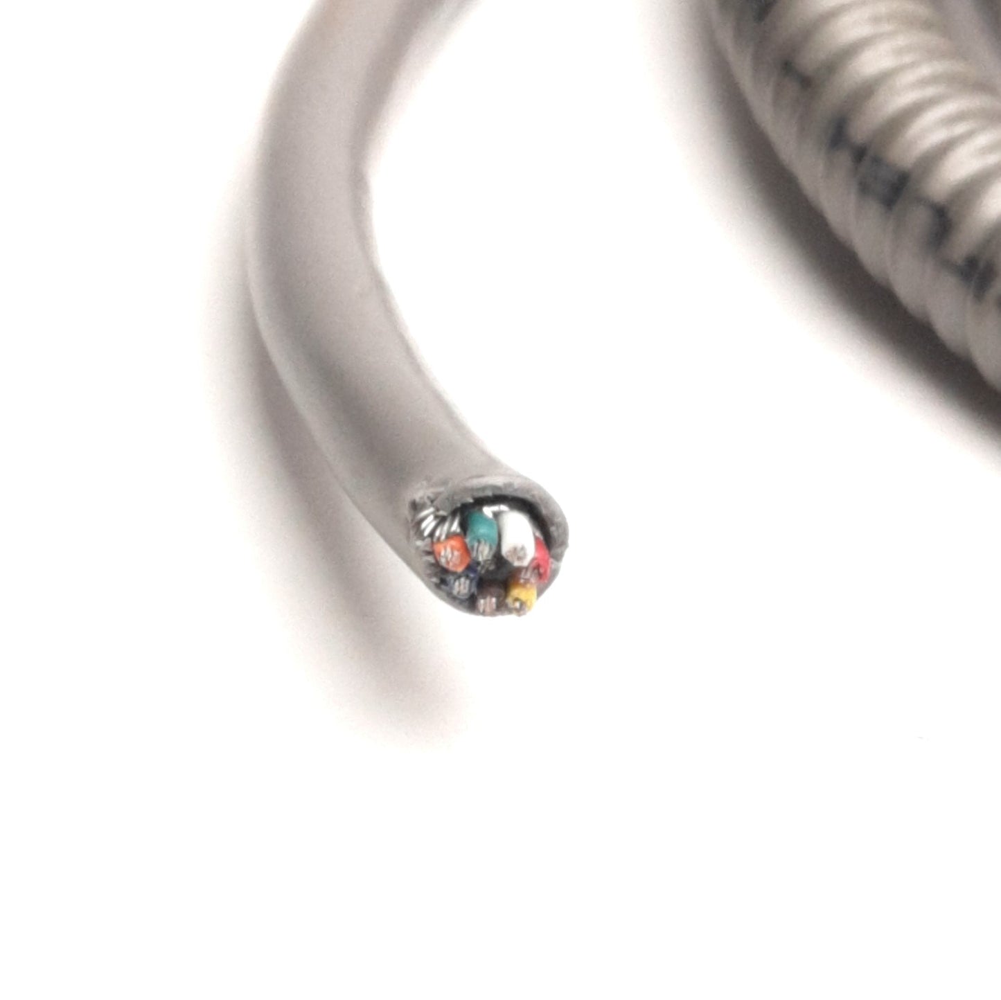 Used Dynapar CA-14D635 Encoder Cable, 10-Pin Male Circular to Flying Leads, 5Ft