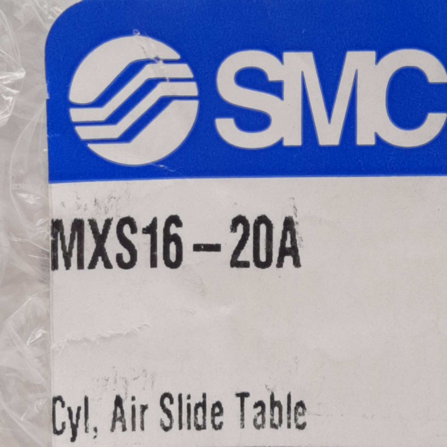 New SMC MXS16-20A Guided Cylinder ø16mm Bore, 20mm Stroke, 0.15-0.7MPa, M5x0.8 Ports