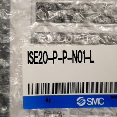 SMC ISE20-P-P-N01-L Digital Pressure Sensor PNP Output 12-24VDC, -14.5 to 145psi