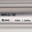 Used SMC MGPL12-75Z Guided Cylinder ø12mm Bore, 75mm Stroke, 1.0MPa, M5x0.8 Ports