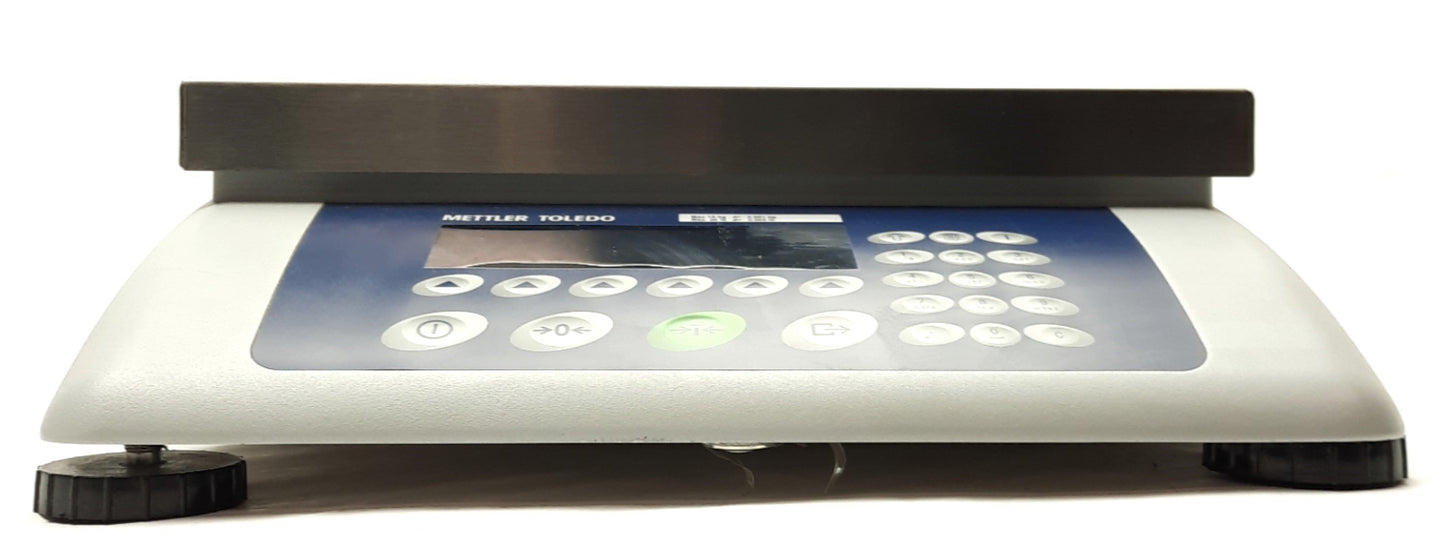Used Mettler Toledo BBA462-15ST Smart+ Scale 15kg 9.45 x 13.78" Plate RS232 120VAC