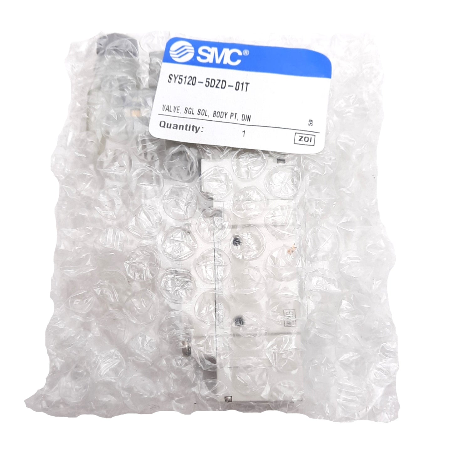 New SMC SY5120-5DZD-01T Solenoid Valve, 5-Port 2-Position, 1/8in NPTF, 24VDC Coil