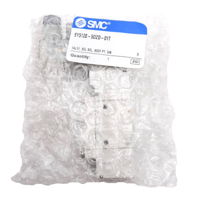 New SMC SY5120-5DZD-01T Solenoid Valve, 5-Port 2-Position, 1/8in NPTF, 24VDC Coil