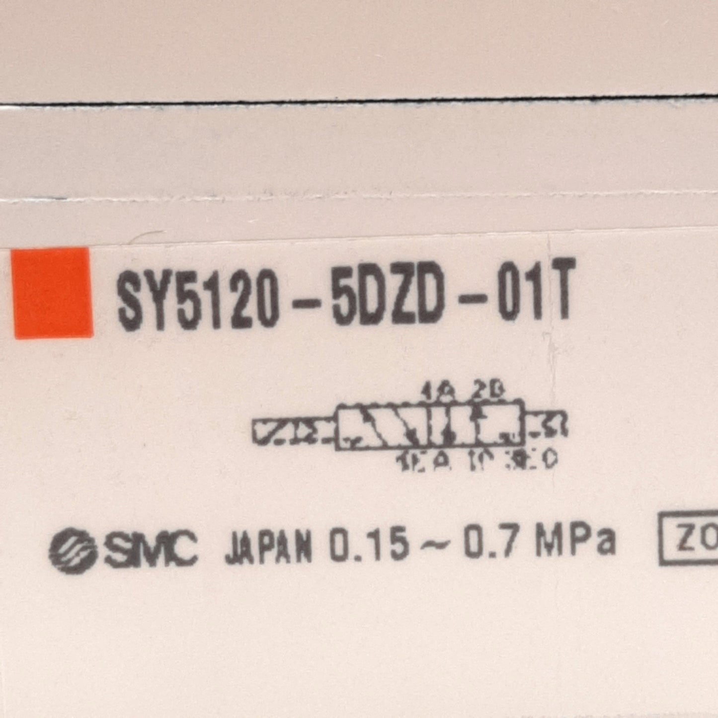 New SMC SY5120-5DZD-01T Solenoid Valve, 5-Port 2-Position, 1/8in NPTF, 24VDC Coil