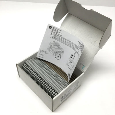 New Lot of 25 Allen-Bradley 1492-LD3 2-Circuit Spring Clamp Terminal Block, 600V 20A