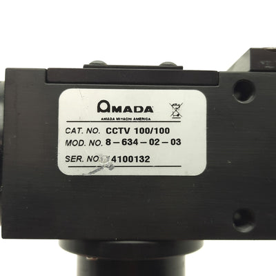 Used AMADA MYACHI CCTV 100/100 A-SERIES LASER Head 30mm Optic 90mm WD Nd:YAG C-Mount