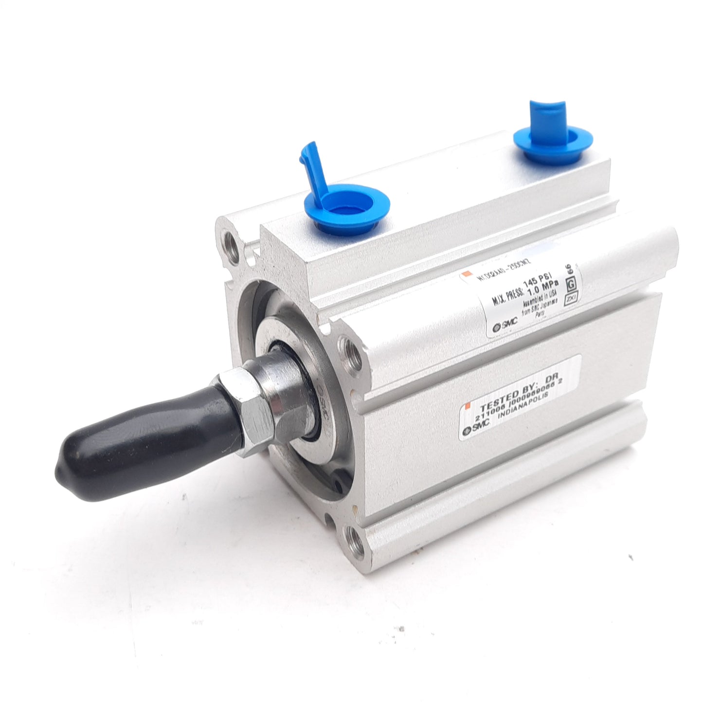 New SMC NCDQ2A40-25CMZ Compact Cylinder, ø40mm Bore, 25mm Stroke, 1/8in NPT, 145psi