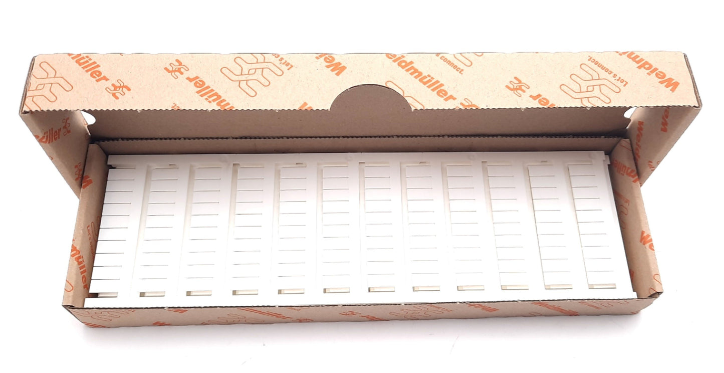 New Weidmuller 1609900000 600 Terminal Marker, Wire Label Marker 6mm x 12mm