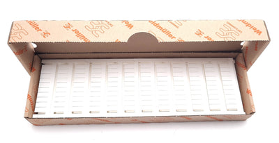 New Weidmuller 1609900000 600 Terminal Marker, Wire Label Marker 6mm x 12mm