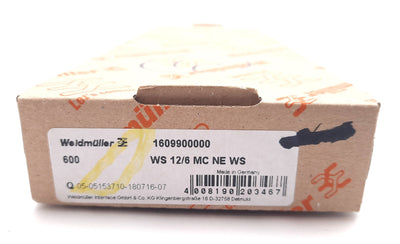 New Weidmuller 1609900000 600 Terminal Marker, Wire Label Marker 6mm x 12mm