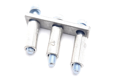 New Lot of 32 Weidmuller 0457200000 Screw Style Jumper 3 Pole 6.0mm Pitch
