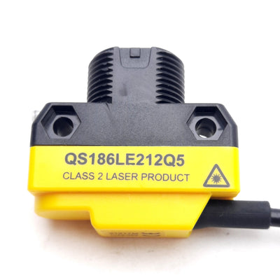 New Banner QS186LE212Q5 Photoelectric Sensor, 15m Range, 10-30VDC, 10ms Delay
