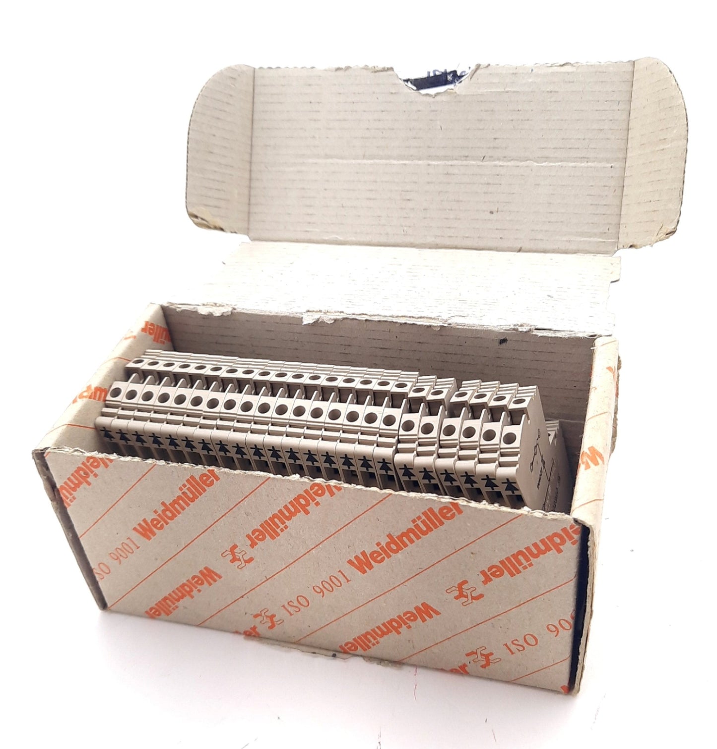 New Lot of 23 Weidmuller 1023300000 Terminal Block 4 Position 400V, 10A 12-26AWG