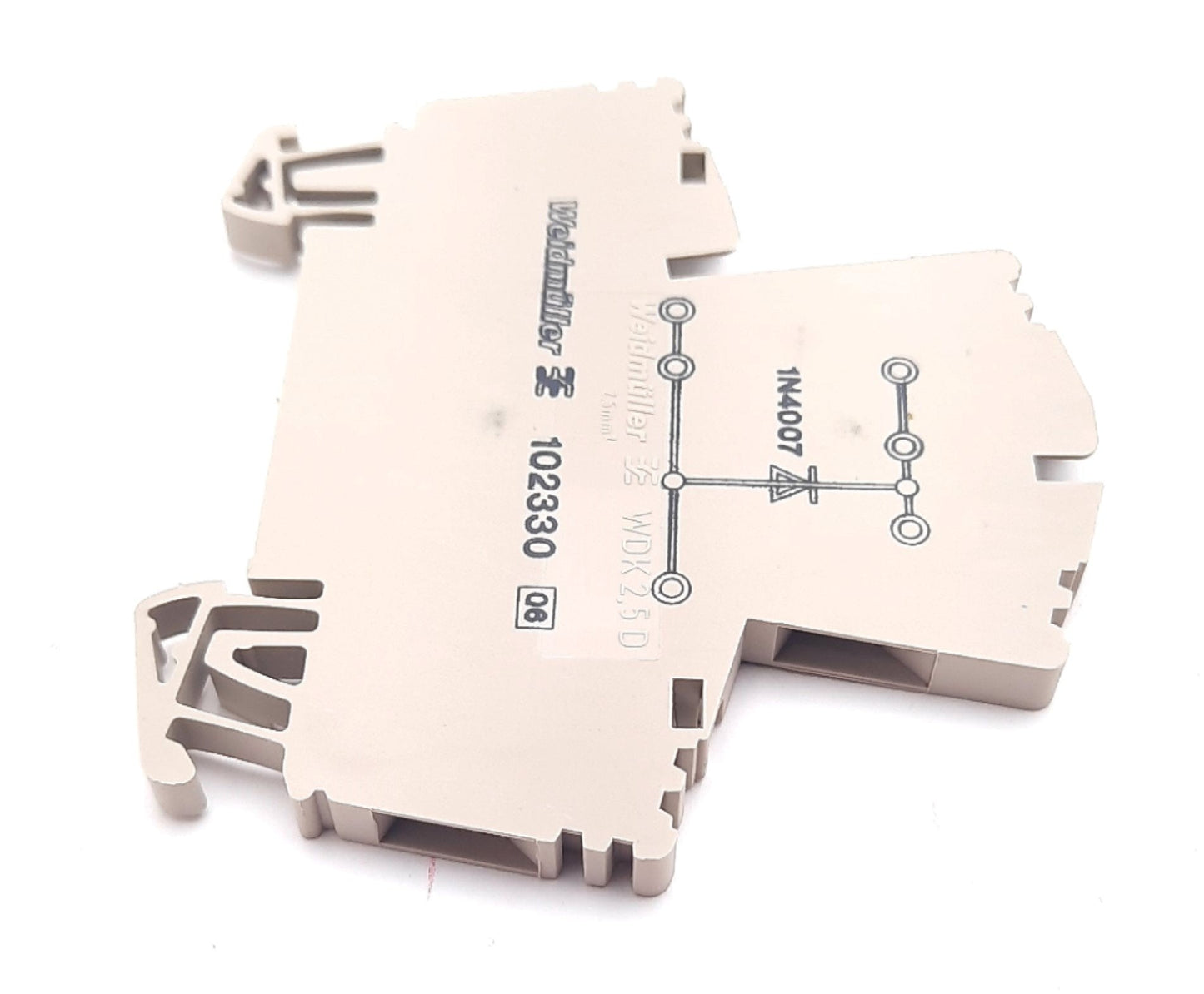 New Lot of 23 Weidmuller 1023300000 Terminal Block 4 Position 400V, 10A 12-26AWG