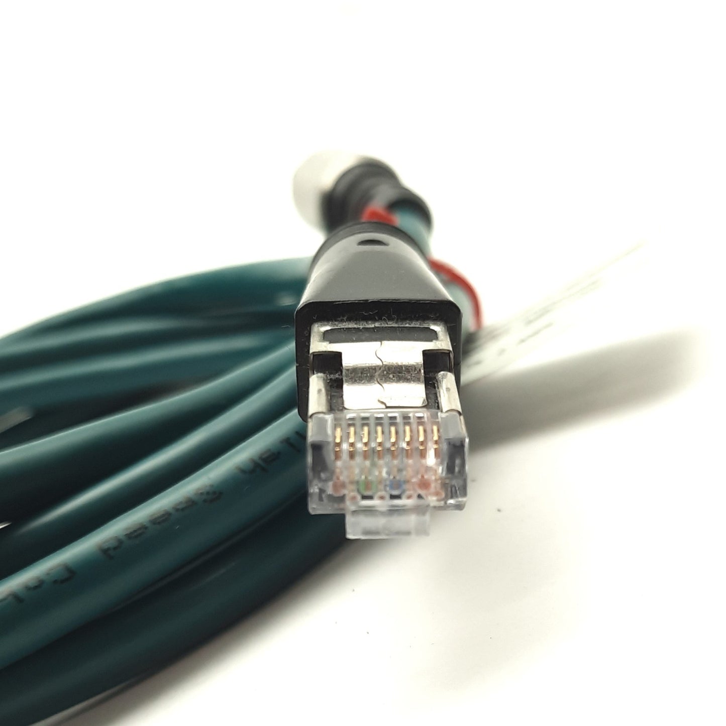 Used Cognex 185-0252 Camera Ethernet Cable, M12 8-Pin Male to Ethernet, 2m Long