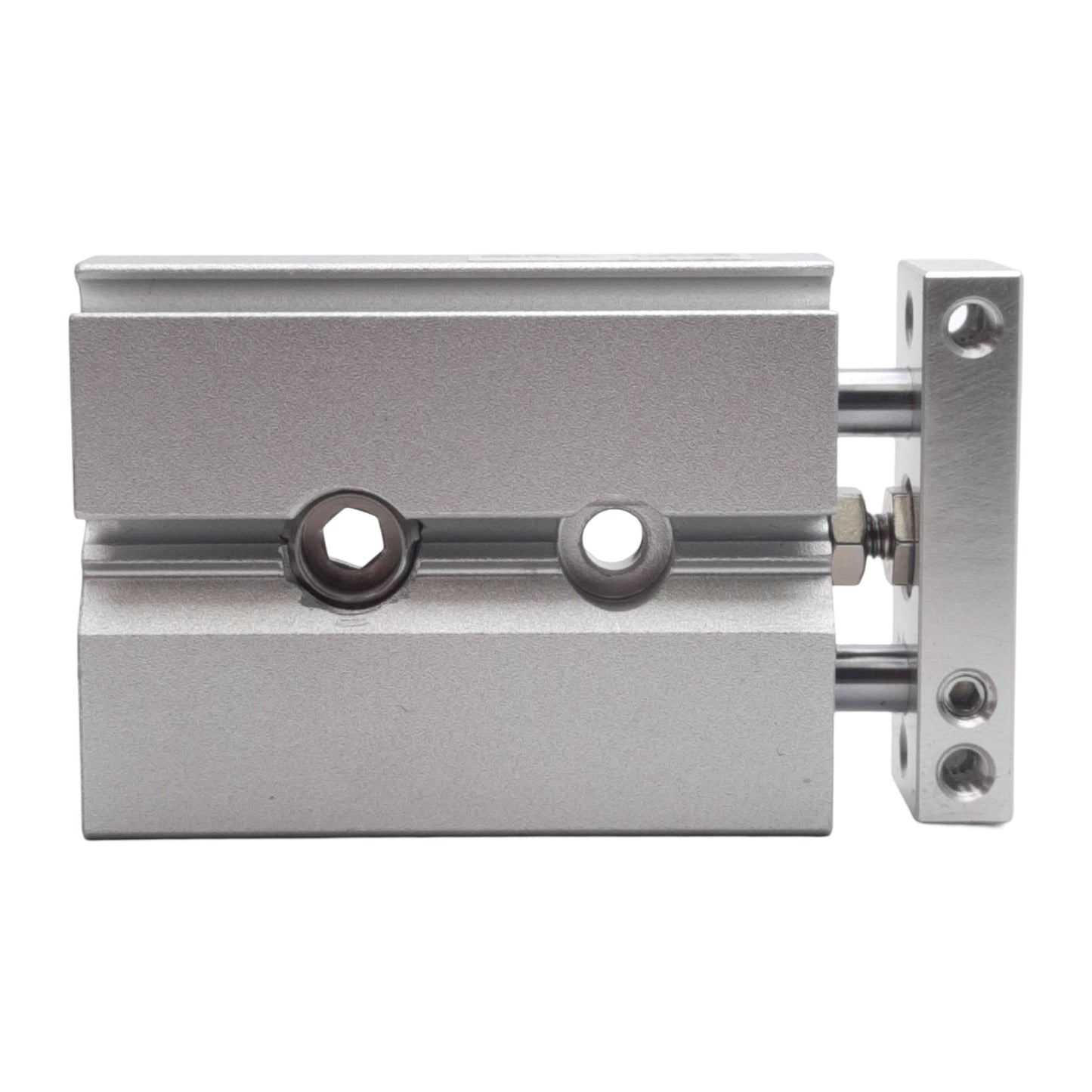 Used SMC CXSJL6-10 Compact Dual Rod Cylinder, Bore: 6mm, Stroke: 10mm, 0.7MPa, M3x0.5