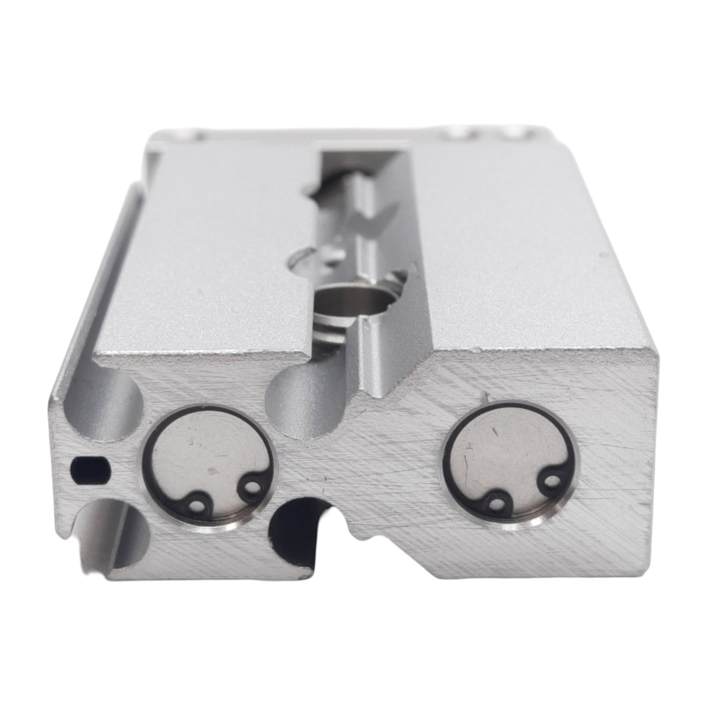 Used SMC CXSJL6-10 Compact Dual Rod Cylinder, Bore: 6mm, Stroke: 10mm, 0.7MPa, M3x0.5