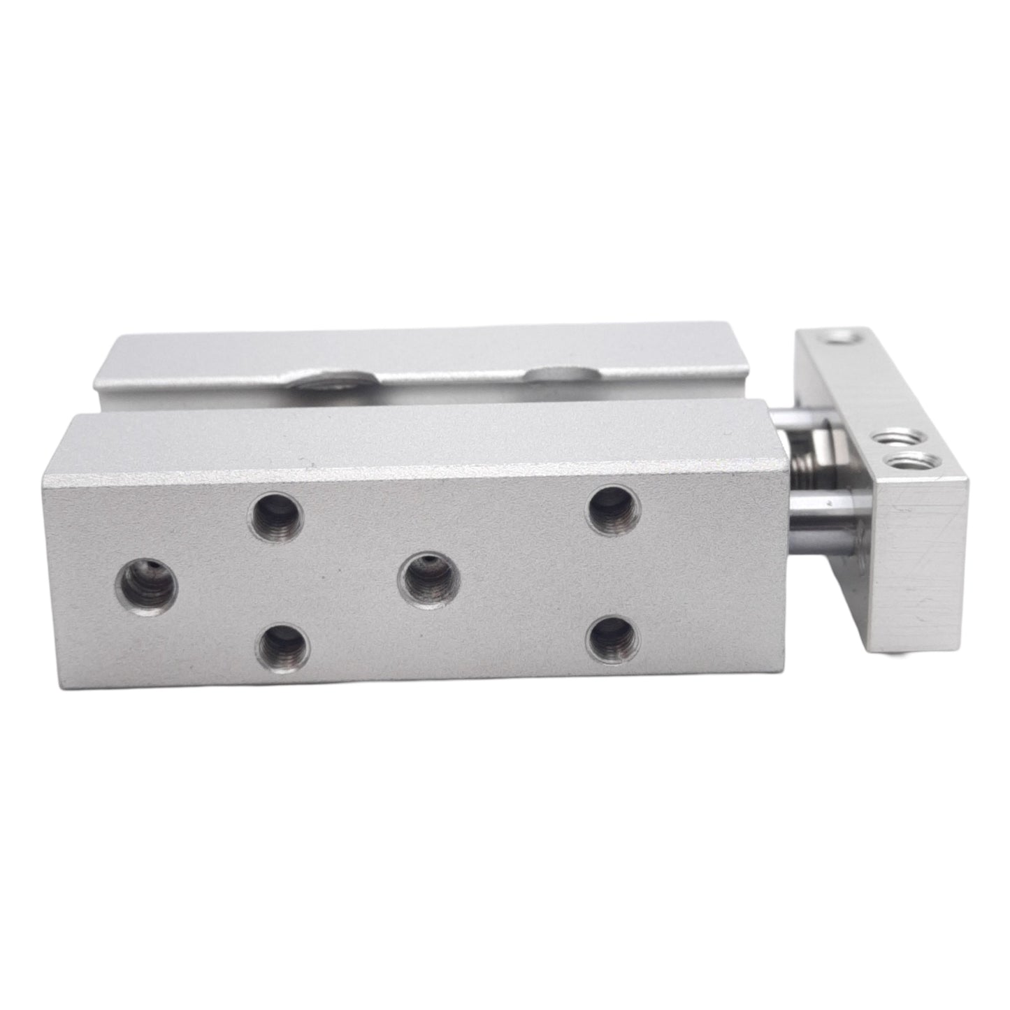 Used SMC CXSJL6-10 Compact Dual Rod Cylinder, Bore: 6mm, Stroke: 10mm, 0.7MPa, M3x0.5