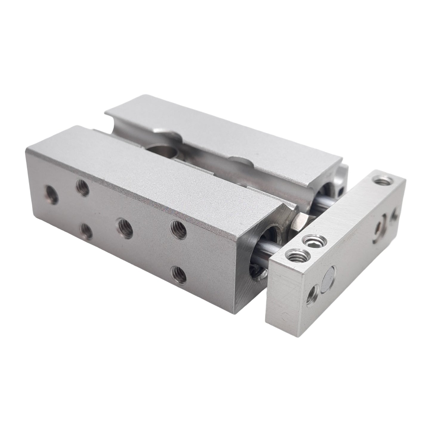 Used SMC CXSJL6-10 Compact Dual Rod Cylinder, Bore: 6mm, Stroke: 10mm, 0.7MPa, M3x0.5