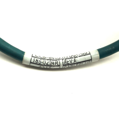 Used Cognex 185-0294R Right Angle Camera Ethernet Cable M12 8-Pin Male to Ethernet 5m