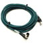 Used Cognex 185-0294R Right Angle Camera Ethernet Cable M12 8-Pin Male to Ethernet 5m