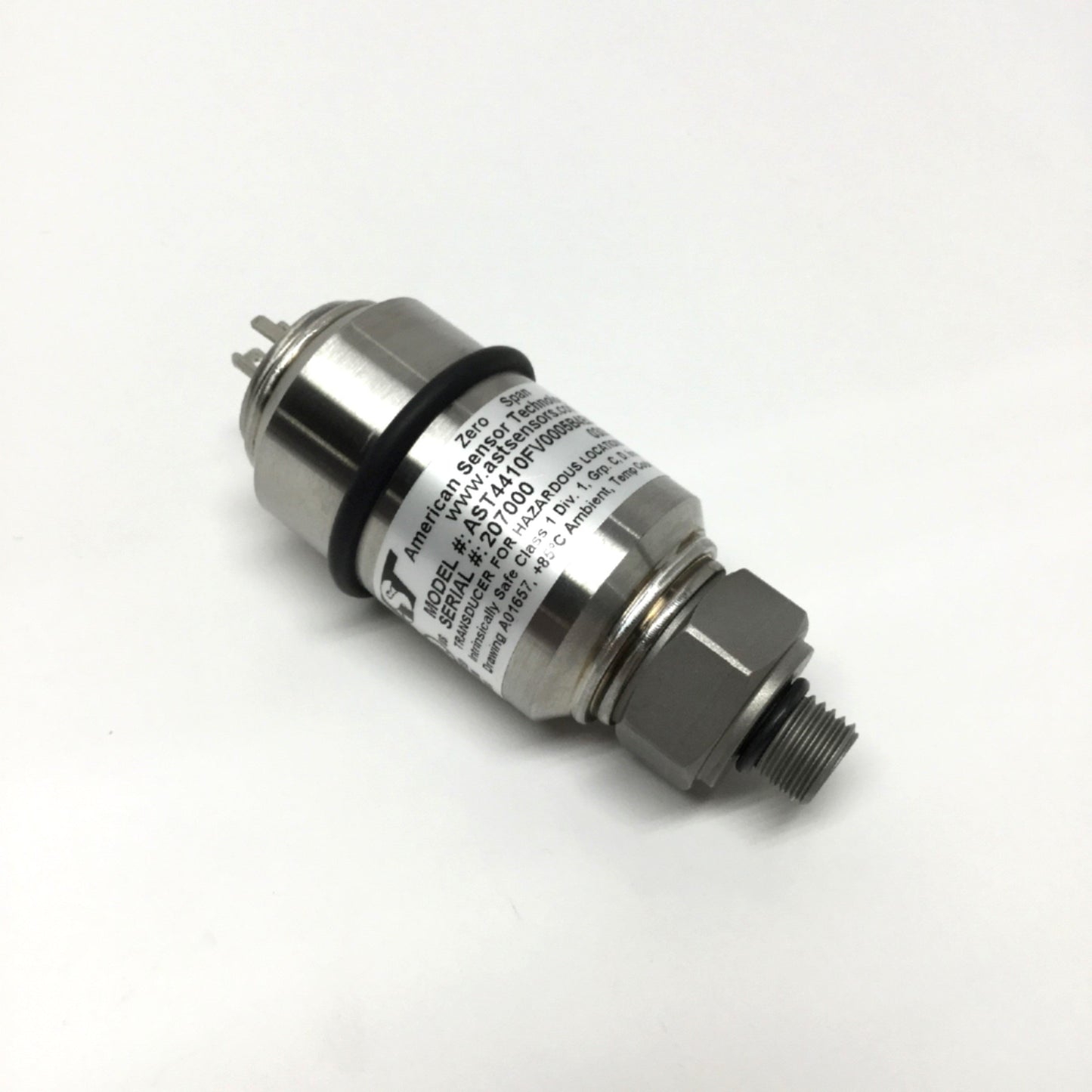 New – Open box American Sensors AST4410FV0005B4E0000 Pressure Transmitter, -1 to 5bar, 4-20mA