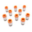 New Lot of 10 SMC VVQ2000-51A-N11 Port Fittings ø3/8in One-Touch, For: VQ2000 Series