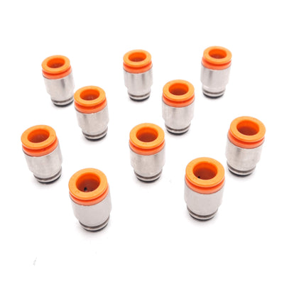 New Lot of 10 SMC VVQ2000-51A-N11 Port Fittings ø3/8in One-Touch, For: VQ2000 Series