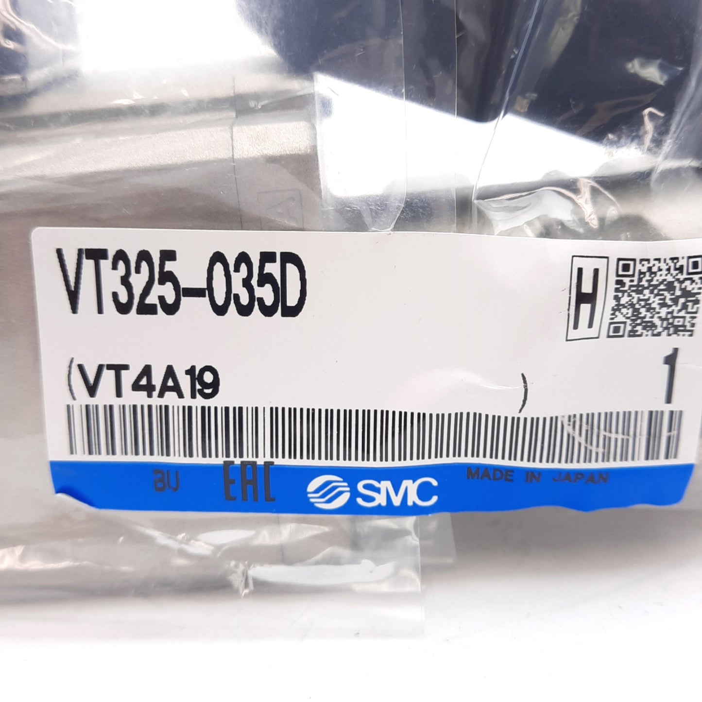 New SMC VT325-035D Poppet Valve, Solenoid Operated, Rc3/8 Ports, 24VDC Coil, 0-1MPa