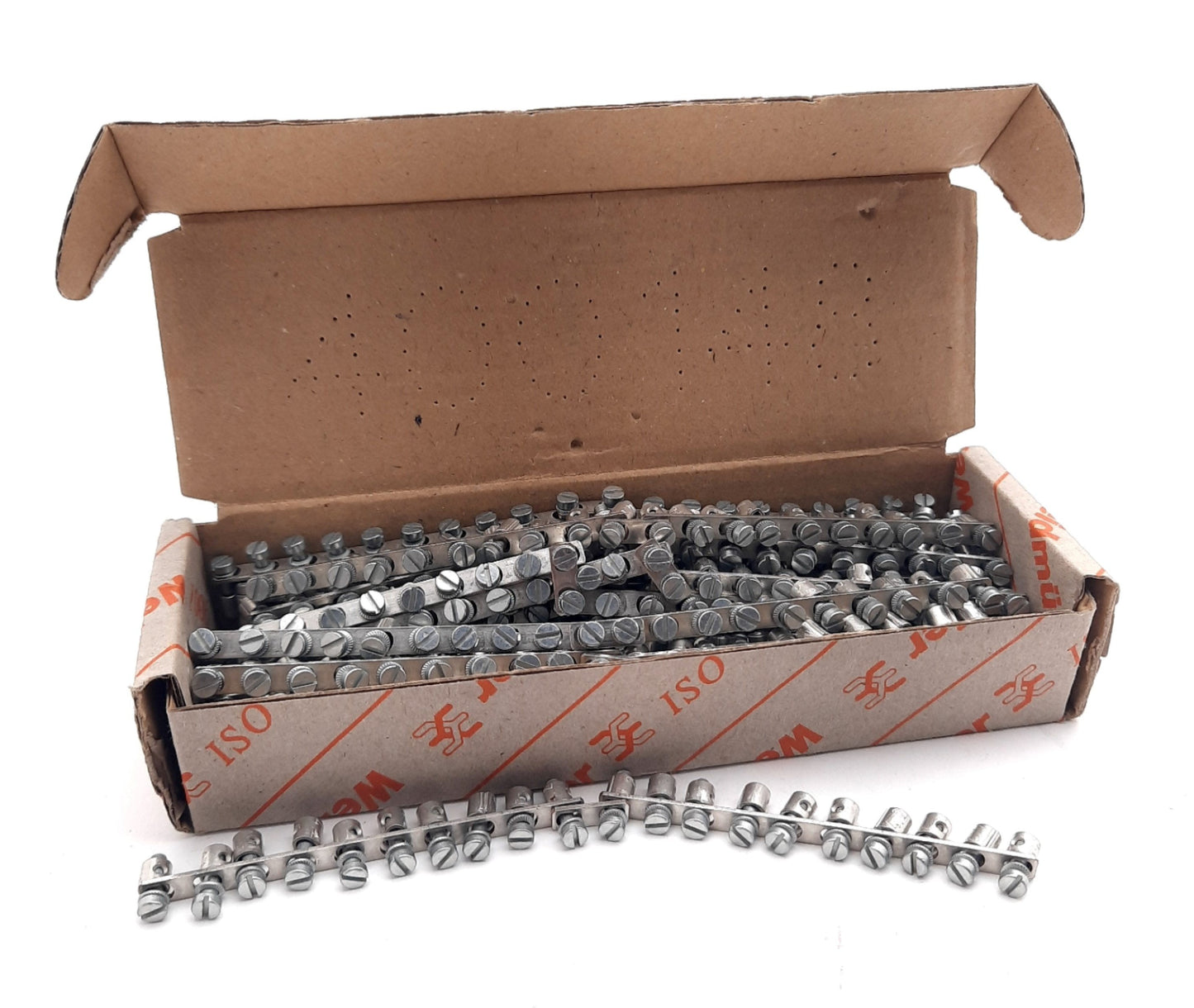 New Lot of 20 Weidmuller 1399800000 Terminal Block Cross Connection Screw In Jumpers