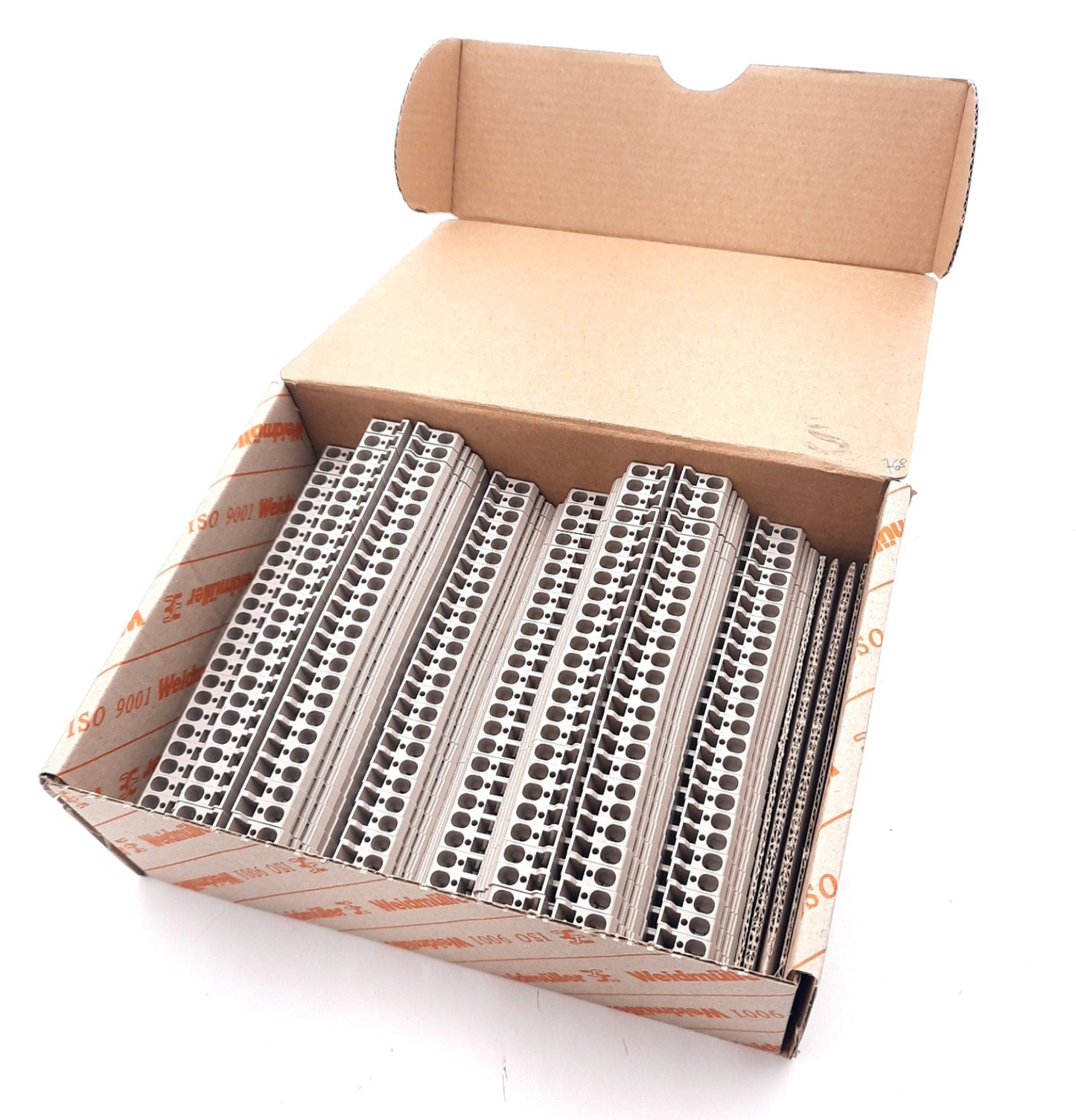 New Lot of 50 Weidmuller 1674300000 Terminal Block 4 Position 300V 10A 26-12AWG
