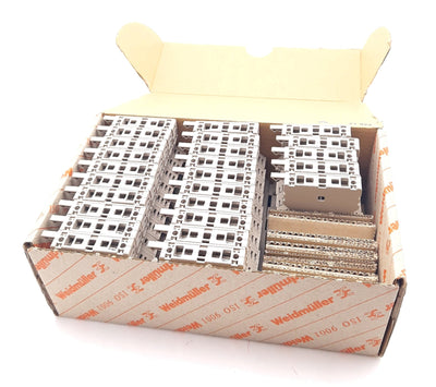 New Lot of 25 Weidmuller 1014000000 Fuse Terminal Block 600V, 16A, 20-6AWG