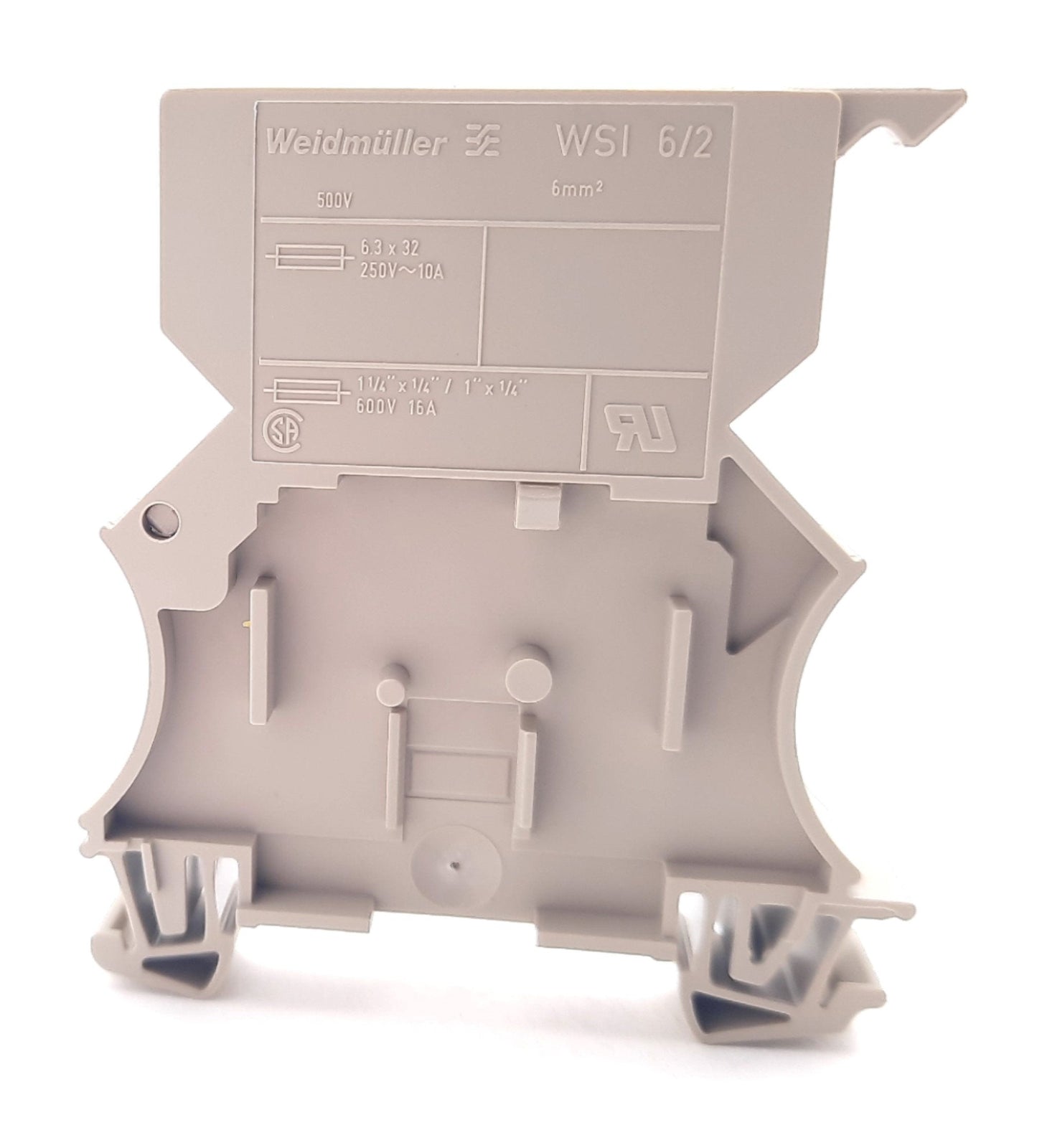 New Lot of 25 Weidmuller 1014000000 Fuse Terminal Block 600V, 16A, 20-6AWG