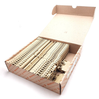 New Lot of 75 Weidmuller 0474560000 Fuse Terminal Block 300V, 6.3A, 26-12AWG
