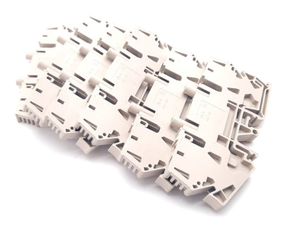 New – Open box Lot of 6 Weidmuller 1771950000 Test Disconnect Terminal Block 300V, 33A, 20-8AWG