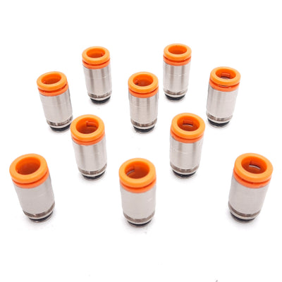 New Lot of 10 SMC VVQ1000-50A-N7 Port Fittings ø1/4in One-Touch, For: VQ1000 Series