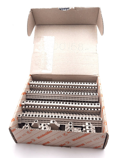 New Lot of 56 Weidmuller 1036000000 Component Terminal Block 300V, 10A, 12-26AWG