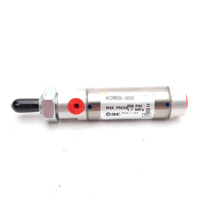 New – Open box SMC NCDMB056-0050C Pneumatic Cylinder, ø9/16in Bore, 1/2in Stroke, 250psi