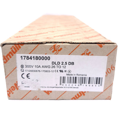 New Lot of 38 Weidmuller 1784180000 Terminal Block Connector, 6-Position, 26-12AWG