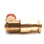 New Lot of 10 Alkon AQ69-P-4X2 Male Brass Elbow Fitting, ø1/4in Tube to 1/8in NPT