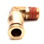 New Lot of 10 Alkon AQ69-P-4X2 Male Brass Elbow Fitting, ø1/4in Tube to 1/8in NPT