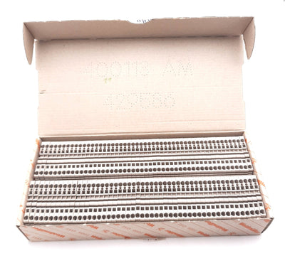 New Lot of 100 Weidmuller 1608510000 Terminal Block Two Position 600V, 27A, 26-12AWG