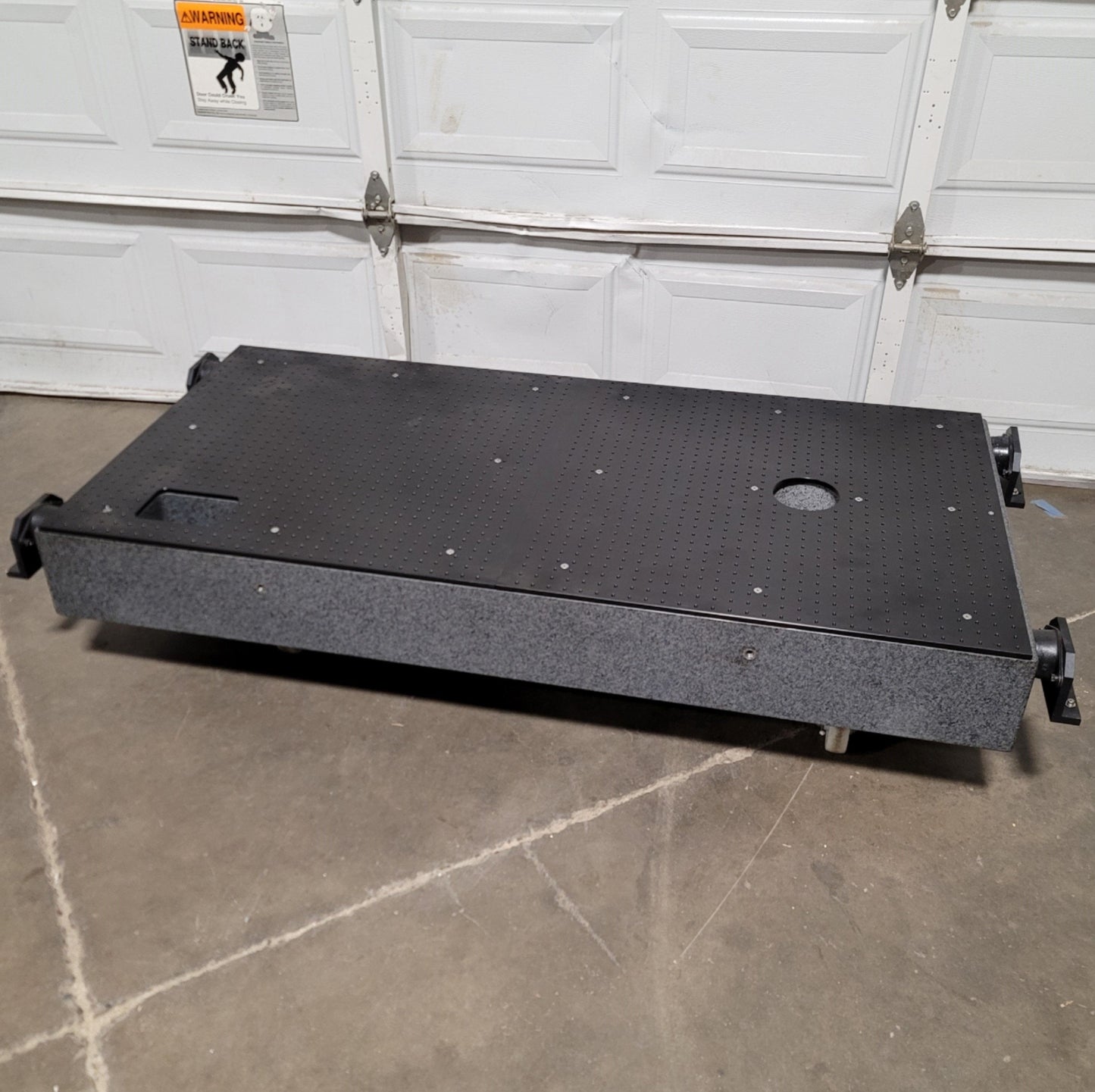 Used Starrett Tru-Stone Granite Surface Plate Optical Breadboard 62"L x 31"W x 7"H