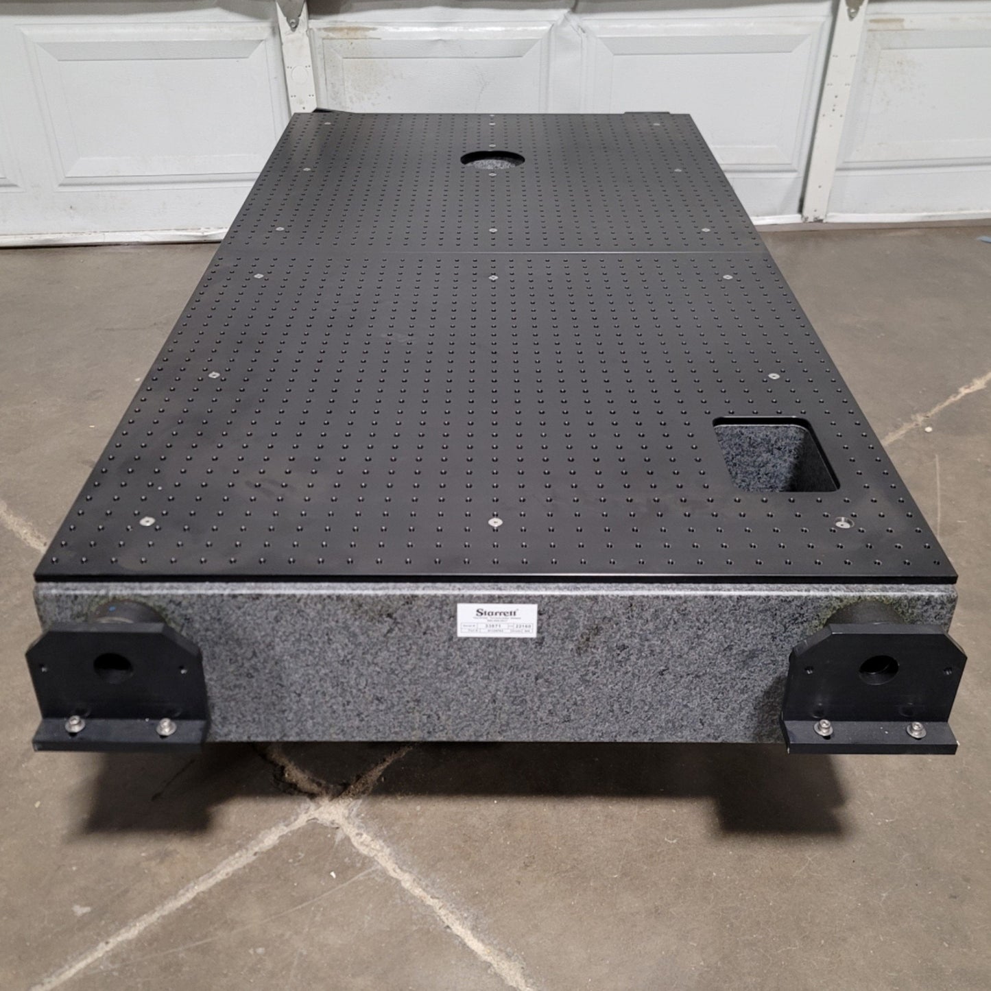 Used Starrett Tru-Stone Granite Surface Plate Optical Breadboard 62"L x 31"W x 7"H