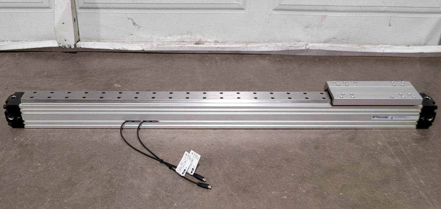 Used Tolomatic MXP40P-NP-SK28-TK2 Profiled Rail Pneumatic Linear Actuator, 28" Stroke