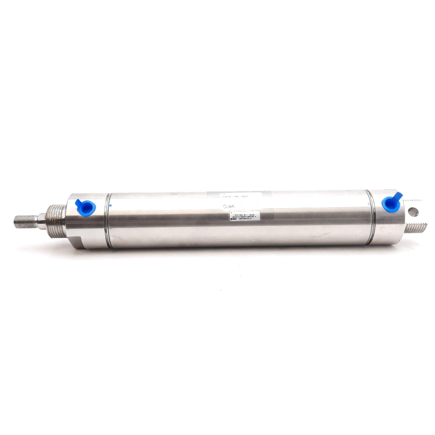 Used SMC NCME200-0800-X6009C Stainless Steel Cylinder ø2in Bore 8in Stroke 1/4in NPT