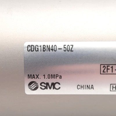 New - Open Box SMC CDG1BN40-50Z Pneumatic Cylinder ø40mm Bore, 50mm Stroke, Rc1/8 Ports, 1.0MPa