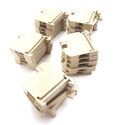 New – Open box Lot of 25 Weidmuller 0380560000 Terminal Block Connector 2 Position 600V, 47A