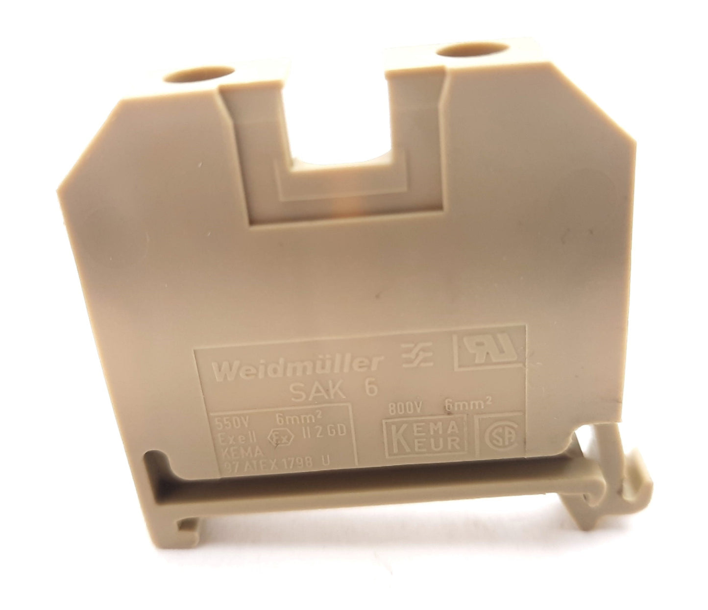 New – Open box Lot of 25 Weidmuller 0380560000 Terminal Block Connector 2 Position 600V, 47A